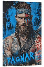 Tableau en verre acrylique Ragnar Viking - Durro Art