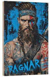 Holzbild Ragnar Viking - Durro Art