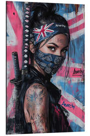 Magnettafel Anarchy Samurai Girl