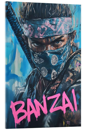 Tableau en verre acrylique Banzai