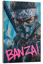 Cuadro de madera Banzai - Durro Art