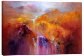 Tableau sur toile Wanderlust - Annette Schmucker