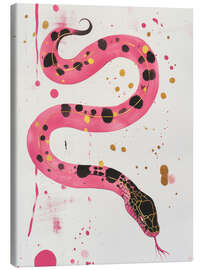 Tableau sur toile Pink snake