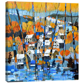 Canvas print Quiet autumn - Pol Ledent