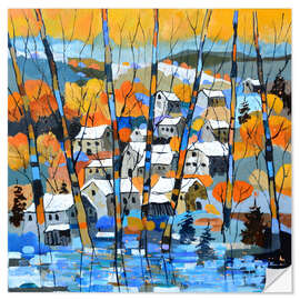 Wandsticker Ruhiger Herbst