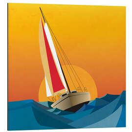 Magnettafel Sailing in the Sun