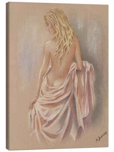 Lærredsbillede Woman after the bath