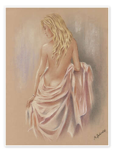 Poster Woman after the bath