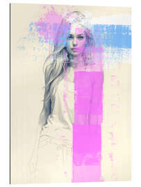 Stampa su plexi-alluminio Abstract Femininity