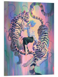 Cuadro de plexi-alu Dancing With Tigers - Eva Gamayun