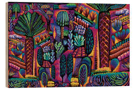 Holzbild Spanish Garden - Charles Harker