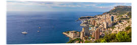 Tableau en verre acrylique Principality of Monaco on the Côte d'Azur - Dieterich Fotografie