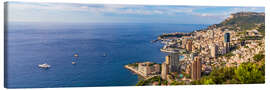 Tableau sur toile Principality of Monaco on the Côte d'Azur - Dieterich Fotografie