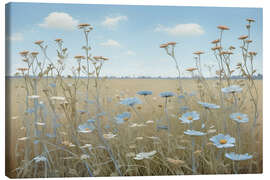 Canvas print Field edge in the sun - Herb Dickinson