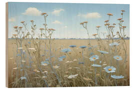Cuadro de madera Field edge in the sun - Herb Dickinson