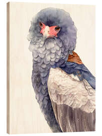 Holzbild Raubvogel - Tetiana Savchenko