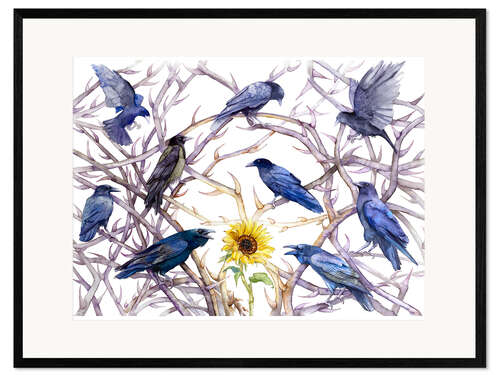 Impression artistique encadrée Faith and Hope