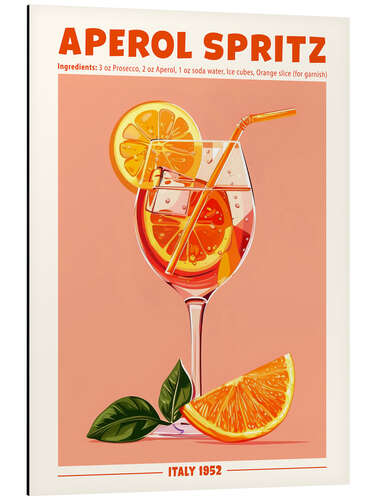 Aluminium print Aperol Spritz, Italy 1952