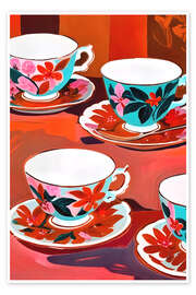 Juliste Tea Party - 83 Oranges