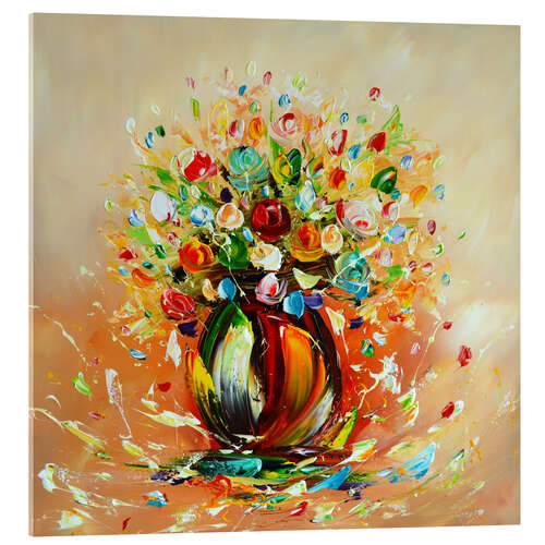 Acrylic print Flowers