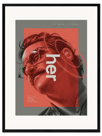 Gerahmter Kunstdruck Her