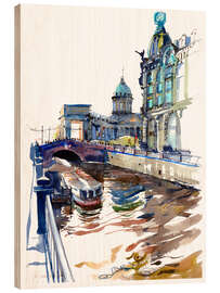 Trätavla Saint Petersburg City Center - Anastasia Mamoshina