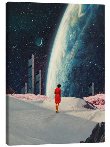 Canvas print Looking forward to hearing from you