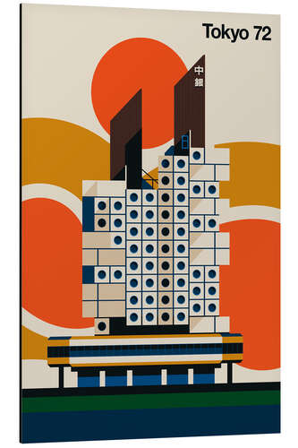 Aluminium print Tokyo 72