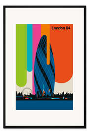 Gerahmter Kunstdruck London 04