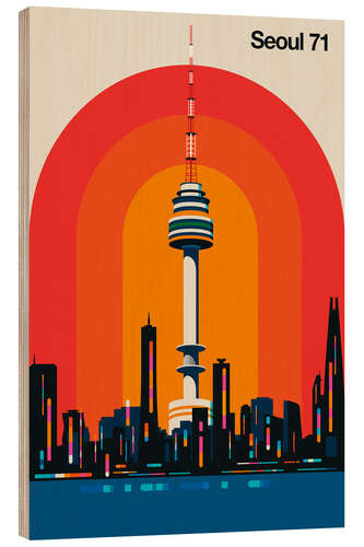 Holzbild Seoul 71