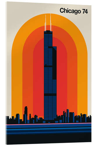 Akryylilasitaulu Chicago 74