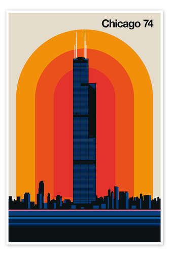 Póster Chicago 74