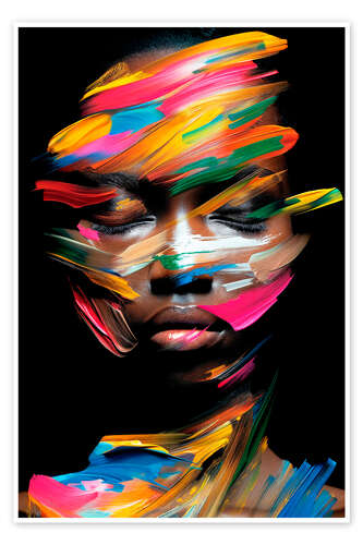 Póster Faceless I
