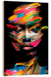 Puutaulu Faceless I - Philippe HUGONNARD