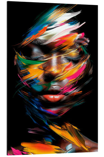 Stampa su alluminio Faceless II