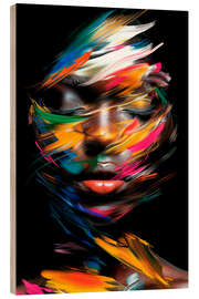 Puutaulu Faceless II - Philippe HUGONNARD