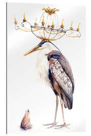 Cuadro de plexi-alu Heron with Frog and Chandelier - Tetiana Savchenko