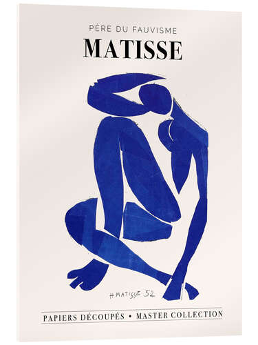 Tableau en verre acrylique Matisse - Père du Fauvisme V