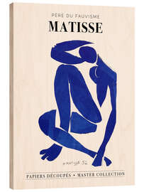 Wood print Matisse - Père du Fauvisme V