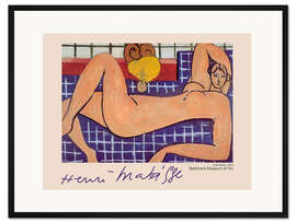 Gerahmter Kunstdruck Pink Nude, 1935 - Henri Matisse