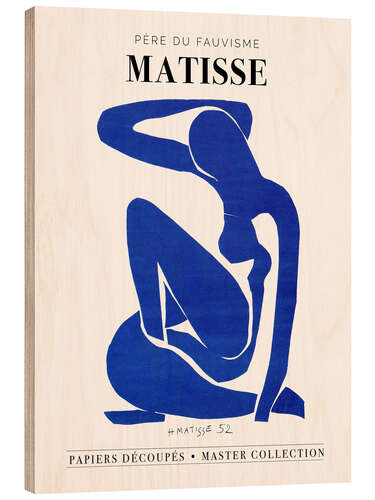 Wood print Matisse - Père du Fauvisme III