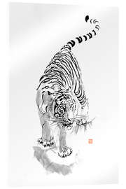 Obraz na szkle akrylowym Tiger Kakemono