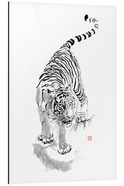 Tableau en aluminium Tiger Kakemono - Péchane