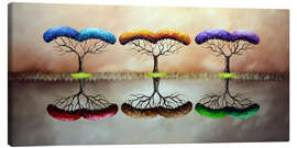 Tableau sur toile Change of Seasons - Theheartofart Gena