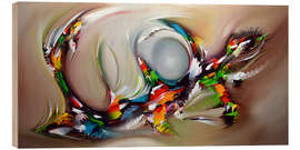 Tableau en bois Flying - Theheartofart Gena