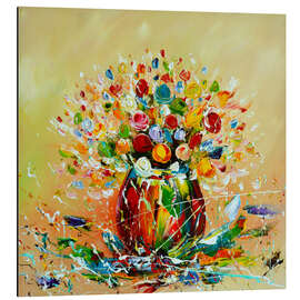 Magnettafel Bunte Blumen