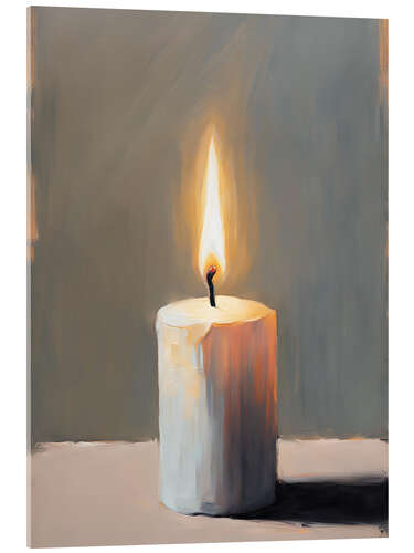 Stampa su vetro acrilico Candle