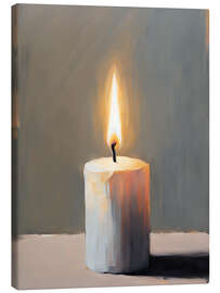 Canvas-taulu Candle - Ohkimiko