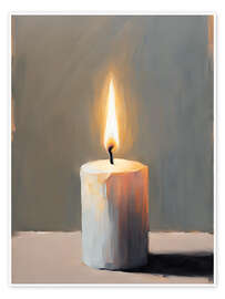 Wall print Candle - Ohkimiko