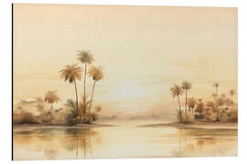 Magnettafel Tropischer Sonnenuntergang